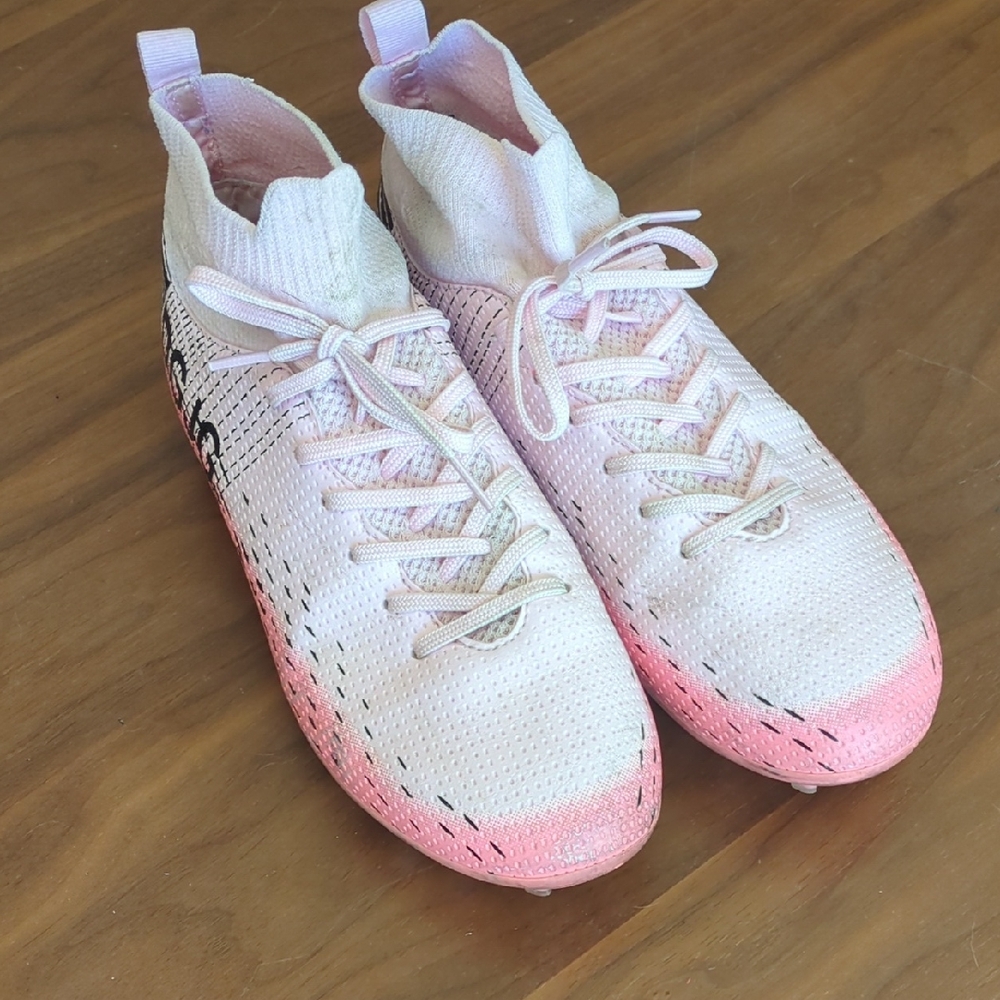 Pink Soccer Shoes